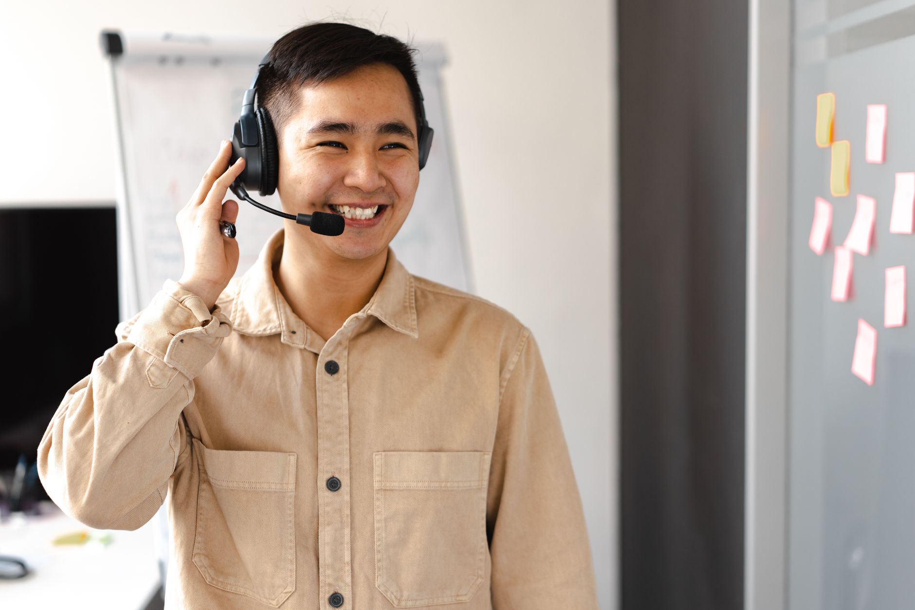 Person dictating tasks using voice capture in a productivity app
