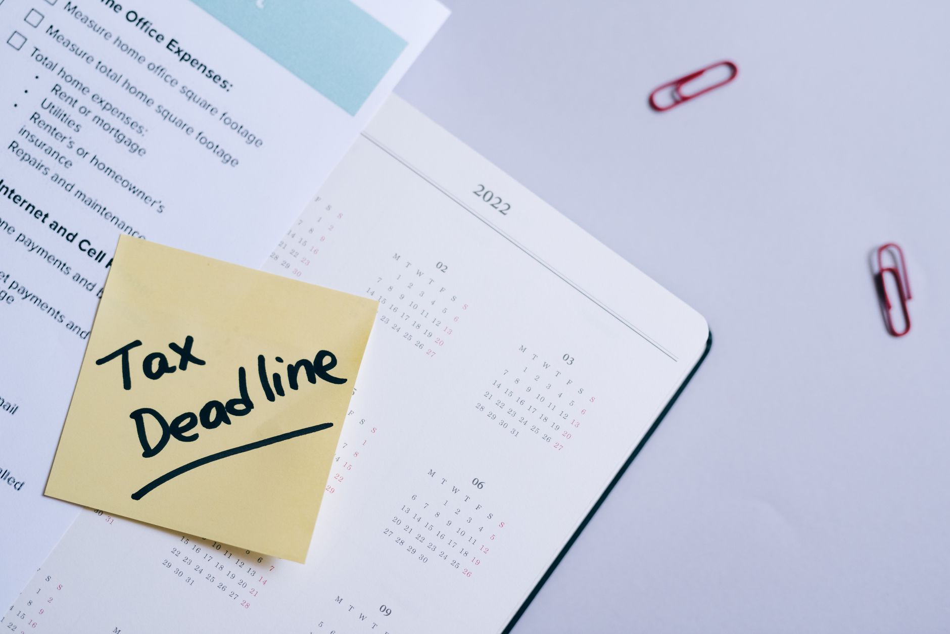 Calendar view with technical tasks and deadlines in Foco