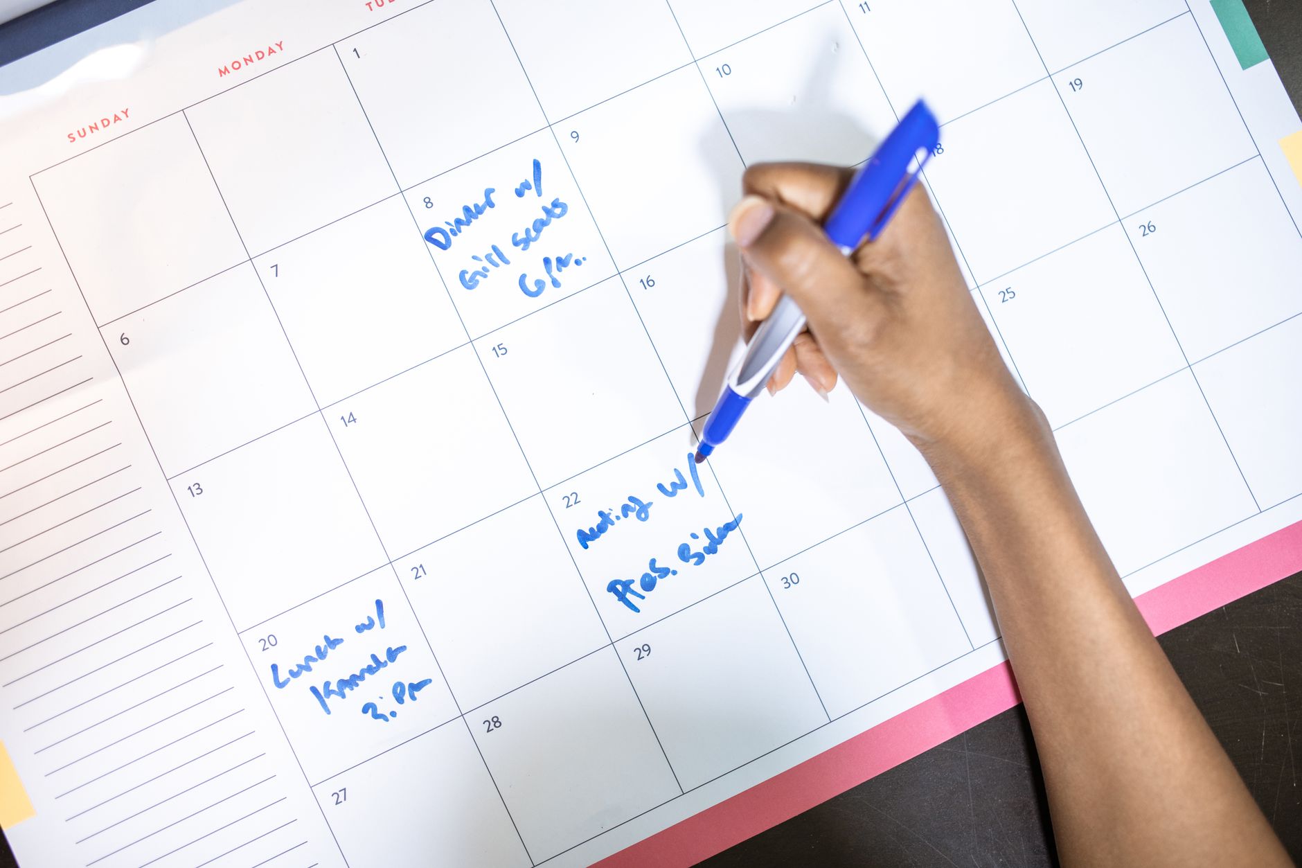 Calendar view showing Asana, Jira tasks and Google Calendar events together
